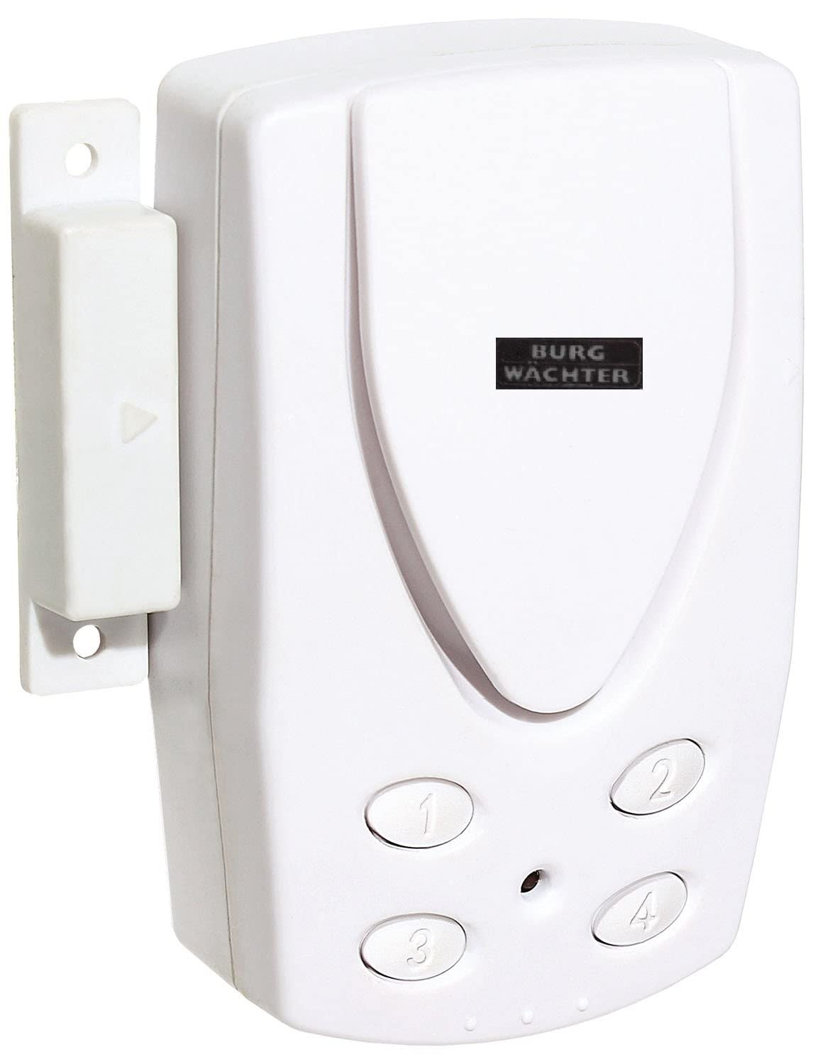 Sterling EA301 Magnetic Door Contact Alarm with Keypad, White