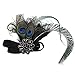 Aniwon Flapper Headband Elastic Feather Headband with Rhinestone Decoration