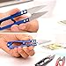 Timfany New Clippers Embroidery Sewing Trimming Fishing Snips Thread Beading Cutter Scissors Nipper Thrum Yarn Pack of 12