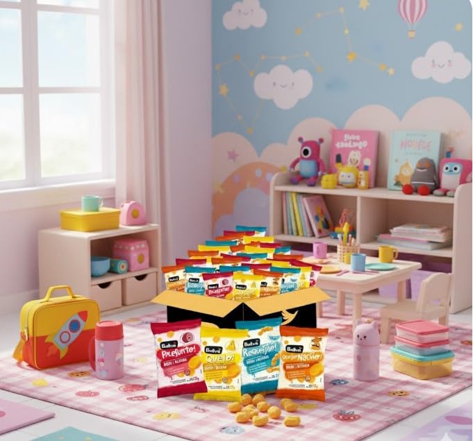 Kit Lanche Escolar Saudável Sem Glúten 25g 4 Sabores (30 un)