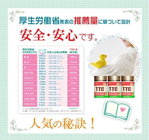 Amazon 妊活 サプリ Ttc 3 ミトコンドリアサプリ 女性用 1粒入30日分 日本安惠 植物由来サプリメント