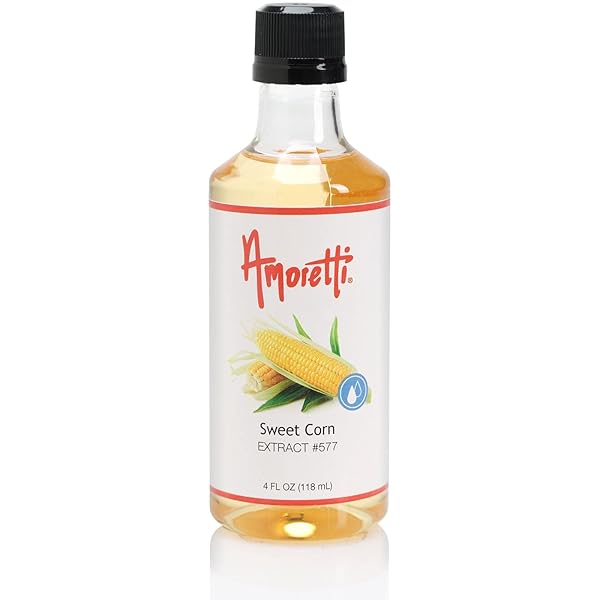 AMORETTI – SWEET CORN EXTRACT WATER SOLUBLE 2 OZ – HIGHLY CONCENTRATED & PERFECT FOR PASTRY, SAVORY, BREWING, AND MORE, PRESERVATIVE FREE, VEGAN, KOSHER PAREVE, KETO FRIENDLY