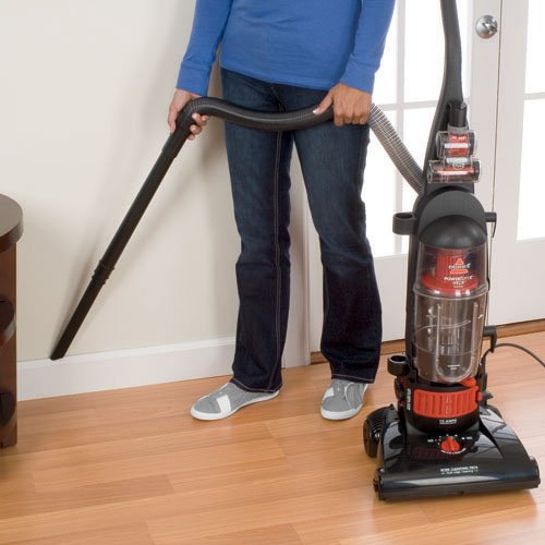 Bissell PowerForce Turbo Helix Bagless Upright Vacuum, Black/Red, Buy
