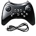 Findway® Dual Analog Wireless Joystick Game Pad Controller for Nintendo Wii U Pro Black