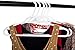 Popular Design Products 50 pc White Plastic Hangers with Built-in Grip Strip Non-Slip Pads - Perfect for Dresses, Blouses and Pants - Work Great for Shirts, Ties, Scarves and Sweaters