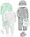 Simple Joys by Carter's Baby 8-Piece Footed Take Me Home Set, Grey, 0-3 Months