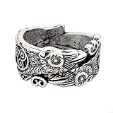 Odin's Ravens Ring Huginn and Muninn Ring Viking ring Odin Viking Pagan Jewellery