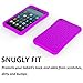 TeeFity Silicone Case for All-New Fire 7 2019 Tablet, Shockproof Light Weight Protective Kids Case for All-New Fire 7-inch Tablet (9th Generation, 2019 Release), Purple