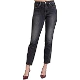 Judy Blue Mid Rise Black Tummy Control Slim Jeans Inseam 29"