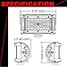 Dual Side Shooter LED Lights, SWATOW INDUSTRIES 2PCS 240W 5 Inch LED Light Bar Quad Row LED Fog Lights Off Road LED Cube Lights for Truck Tractor SUV ATV UTV Motorcycle Boat