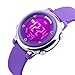Better line Digital Kids Watch Band with Hourly Chime, Stopwatch, Daily Alarm & Calendar, Water Resistant 30M (Purple)