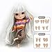 The 30.5cm ICY Nude Doll is The Same as Blythe Doll,can Change The faceplate and Clothes for DIY Maker,19 Joint Body Doll is Suitable for Girls Present and Best Gift. (1003)