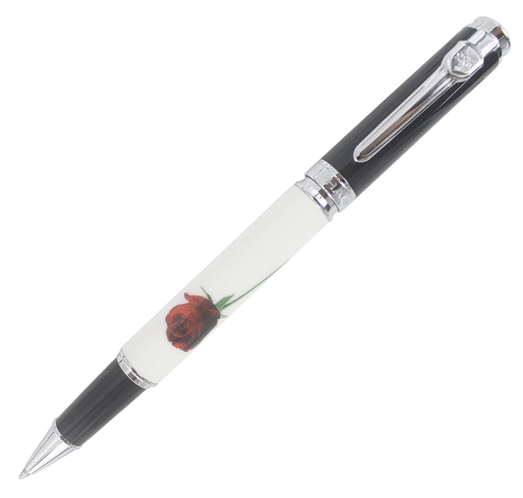 Abcsea Noble Chinaware Rollerball Pen Vintage Style - Rose