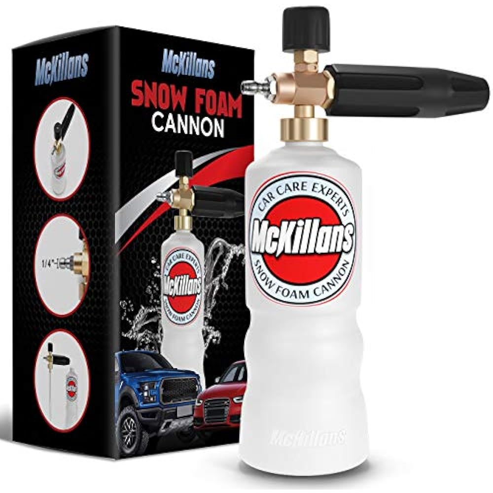 McKillans Foam Cannon Professional Grade Adjustable Lance Pressure
