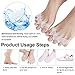 AnNido Toe Separators Hammer Toe Straightener for Hammer Toes, Toe Straighteners for Crooked Toes In Shoes for Foot Pain Toe Stretchers for kids Women Men