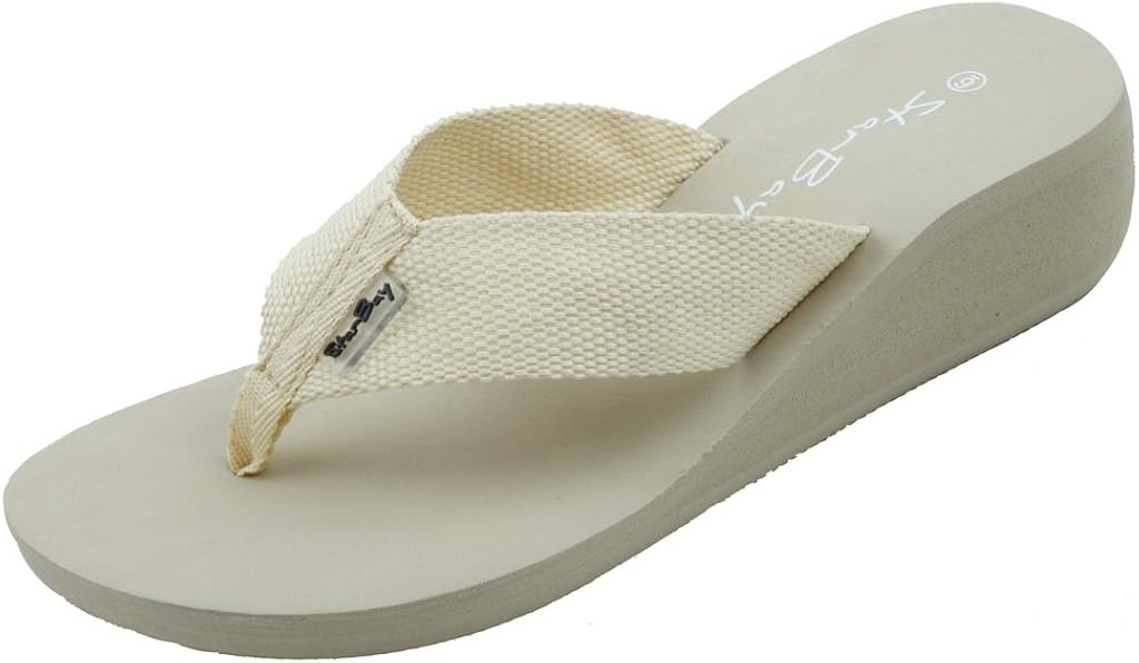 women's cloth flip flops