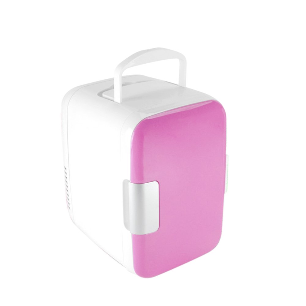 Kkmoon 4L mini car fridge freezer cooling fan Warm Use 12 V Portable Refrigerator Travel For Camping BLUE