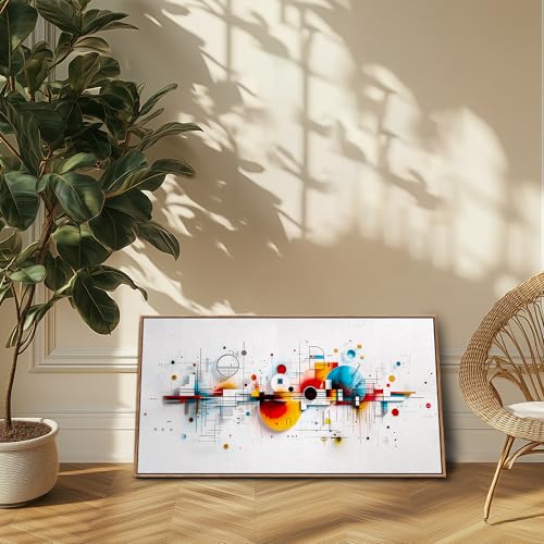 Hyidecorart Abstract Picture Frame Decoration Living Room Modern 60 x 120 cm | Artistic Pattern, HD Print, Easy to Hang, Large Format, Versatile Room Decor, Strong Wall Art, Gift
