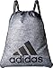 adidas unisex-adult Burst Sackpack, Onix Jersey/ Black, One Size