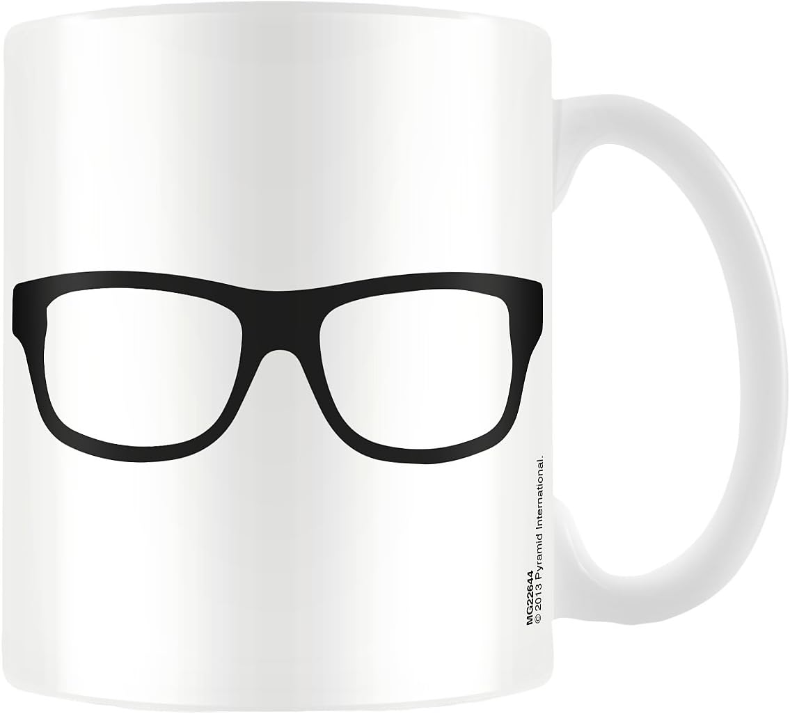 His Pyramid International Geek Glasses Official Boxed Ceramic Coffee/Tea Mug, Multi-Colour, 11 oz/315 ml