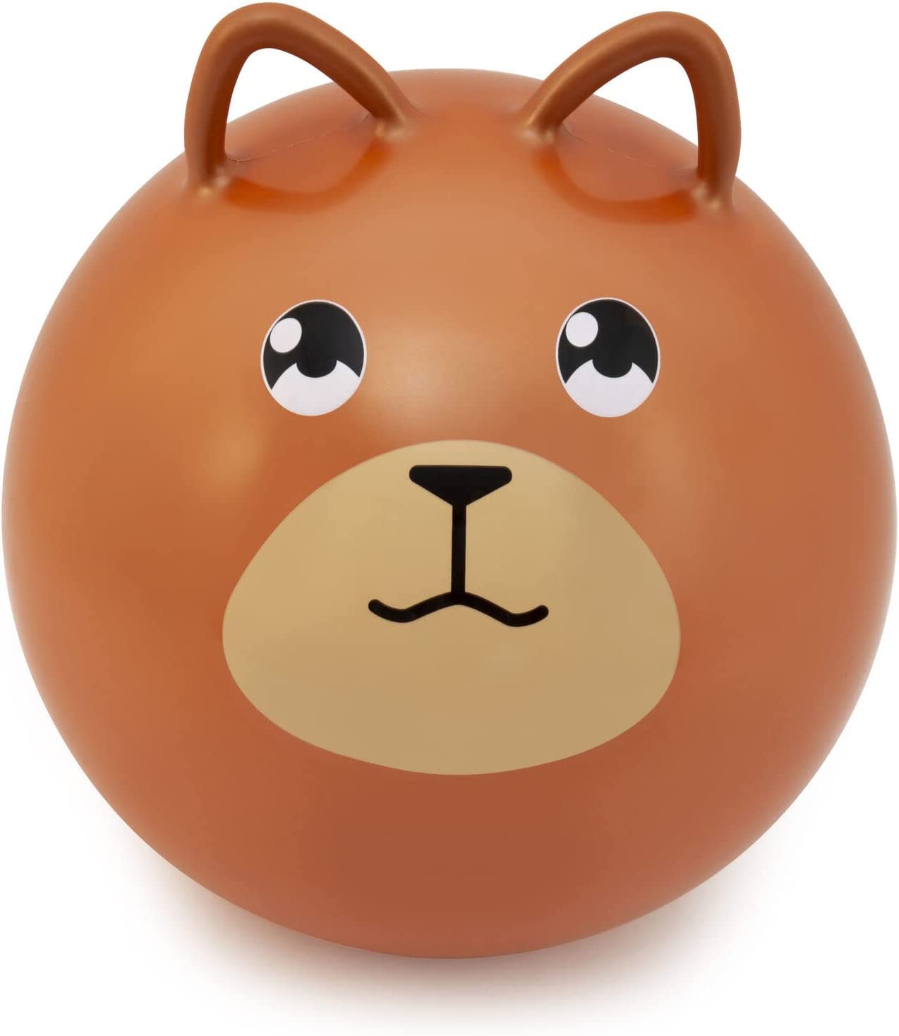 B4E Kids Space Hopper | Inflatable Hopper For Children Aged 3 Years and Above | 40cm x 40cm Animal Hopper For Kids | Jump and Bounce with Assorted Designs (Bear)