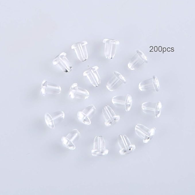 Earring Backs, Rubber Earring Backs Secure, Replacements