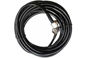 90° GPS Antenna Cable for EZ-Guide Plus/500/250, CFX-750 & 50449 Devices — TNC Male to Male, 15 ft (5 m), PVC Jacket, Right-A