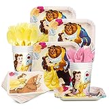 Costume SuperCenter Beauty and the Beast Standard Tableware Kit (Serves 8)