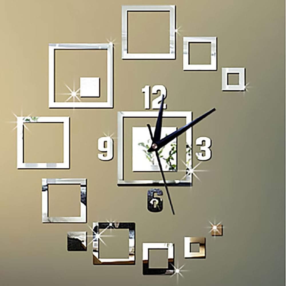 MGWA Orologio da Parete Stile Moderno Contemporaneo Acrilico Irregolare Interno Camera da Letto