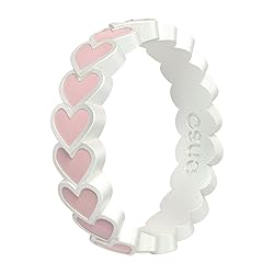 Enso Rings Hearts Accent Silicone Ring Collection