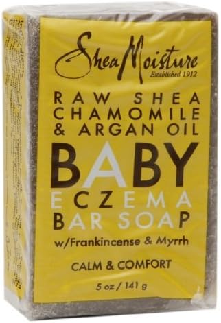SheaMoisture Baby Eczema Bar Soap, Raw Shea Chamomile &amp; Argan Oil 5 oz by SheaMoisture Baby