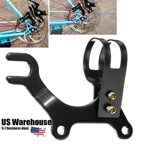 Bike Disc Brake Bracket Frame Adaptor for 160mm Rotor Bicycle Components [US Warehouse] by ShopIdea - Thumbnail 5