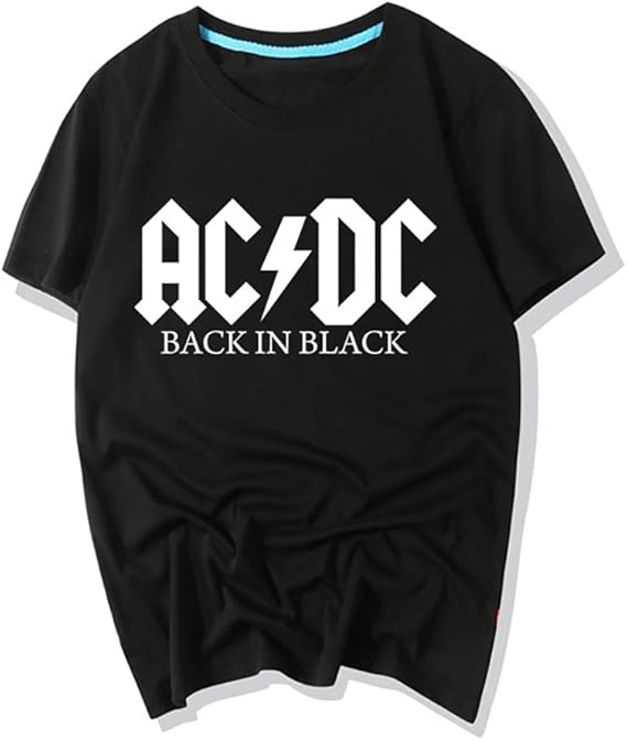 Amazon Co Jp Agitation Acdc ロック 音楽 欧米風 アメリカ Tシャツ メンズ レディース Tシャツ 夏服 スポーツ プリント 半袖 吸汗 速乾 無地 ゆったり 通気性 ファッション 人気 大きいサイズ 綿100 肉厚生地 L 服 ファッション小物
