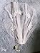 RULTA 1 Tier Lace Appliques Bridal Veil Crystal Beaded Tulle Wedding Veils with Comb (Ivory)