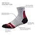 Ambielly Sports Men Socks 4 Pairs Athletic Training Socks Basketball Football Socks for Outdoor Sports,Running,Hiking,Tennis (SD10001A)