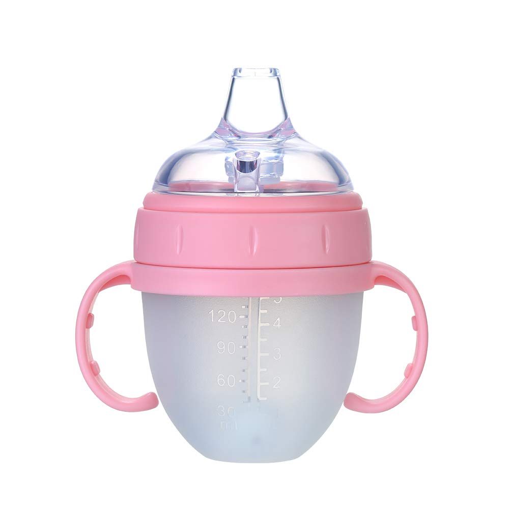 homese 150 ml Babywasserflasche mit Strohhalm Milchflaschen