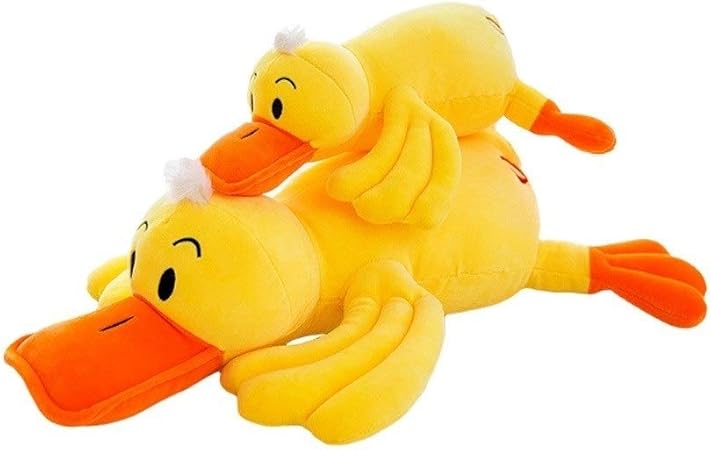 small yellow duck stuffed animal