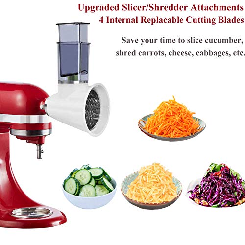 Slicer Shredder Attachment for KitchenAid Stand Mixers, Cheese Shredder