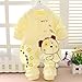 FEITONG Baby Boy Girl Infant Romper Jumpsuit Bodysuit Cotton Clothes Outfit (Age:0-3Months, Yellow)