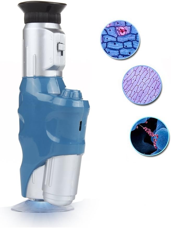 20X60X LED Handheld Portable Microscope, EducationalPocket