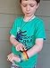 Munchables Sensory Chew Bracelets - Coil Fidget Toys (Rainbow - Set of 7)
