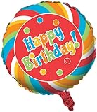 Creative Converting Sugar Buzz Two Sided Mylar Foil Round Balloon