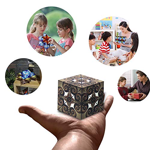 Euclidean Cube Magnetic Cube with 36pcs Magnets Built-in,Brain Teasers STEM Toys Cube Puzzle Toys for Kids and Adults (Pack of 4) - Thumbnail 3