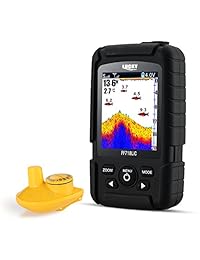 Lucky ff718lic w Fish Finder 45 m 147feet Sonar portátil inalámbrico Profundidad impermeable Fishfinder Océano Río Lago color Fishfinder