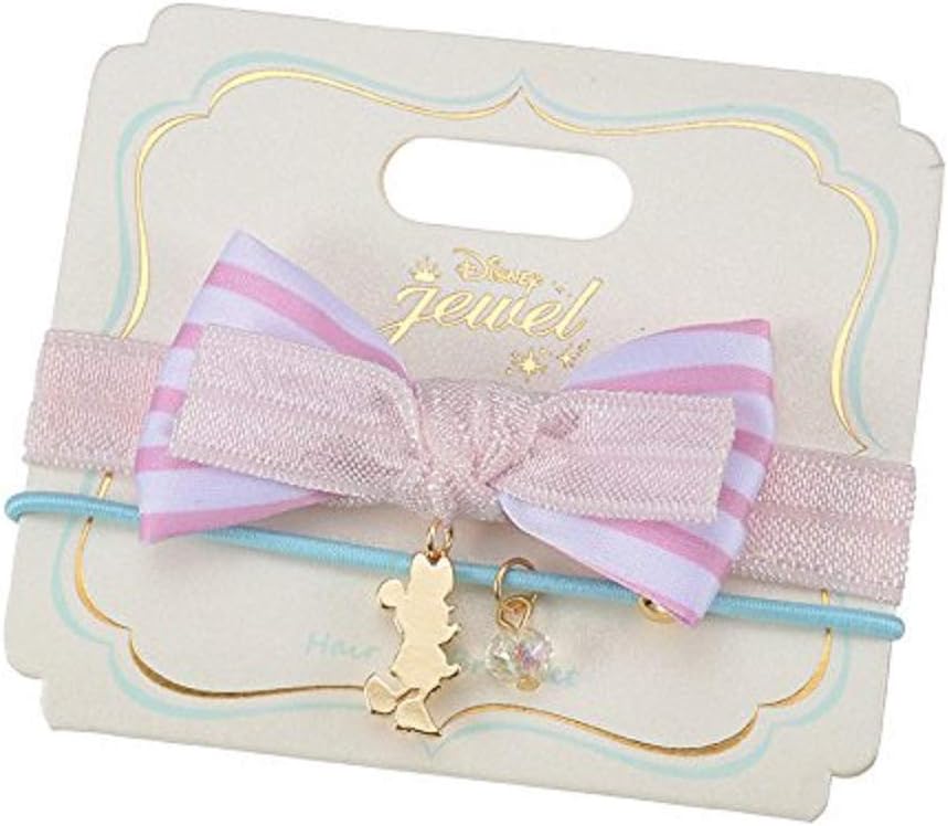 Disney Japan Minnie Mouse Ribbon Hair Tie Hair Up Bracelet, Japan Import