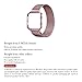UMTELE Stainless Steel Milanese Magnetic Bracelet Replacement Band with Metal Frame for Fitbit Blaze Watch, Small, Rose Pink Gold