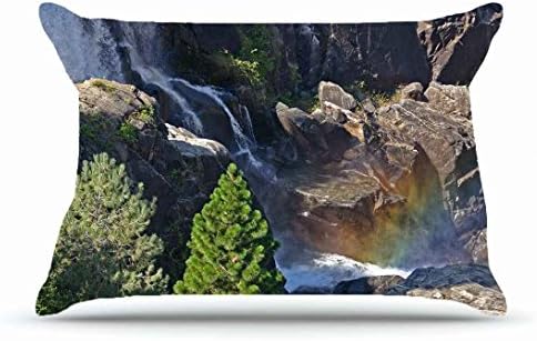 Huahs Queen Pillowcase Size 20 x 30 Inches Cotton Pillowcases Decorative Pillow Cover Case with Hidden Zipper Decor Cushion Covers - Nature Desert nature desert waterfalls Nature Desert For Living Ro