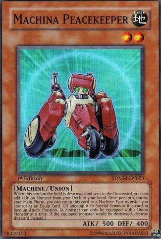 Yu-Gi-Oh! - Machina Peacekeeper ( SDMM-EN003 ) - Structure Deck: Machina Mayhem - 1st Edition - Super Rare