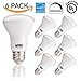 Sunco 6 Pack BR20 LED Light Bulbs, Indoor Flood Light R20, Dimmable, CRI93 3000K Warm White, 50W Equivalent to 7W, E26 Base, Recessed Can Lights for Home Living Area Ceiling Lights - UL