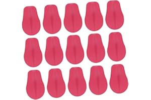 HAWILLOSCH 20Pcs Dog Tongue Accessories for Doll Making Realistic Miniature Tongues for Crafting Stuffed Animals DIY Projects